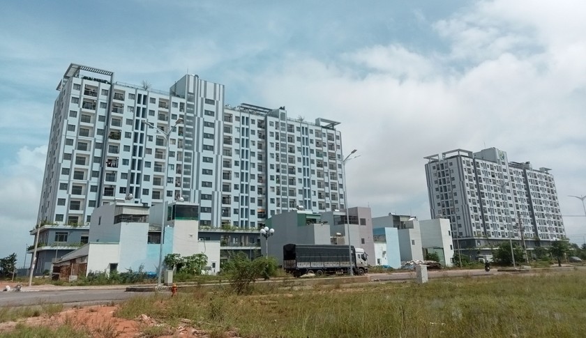 Một chung cư nhà ở xã hội tại Bình Định.