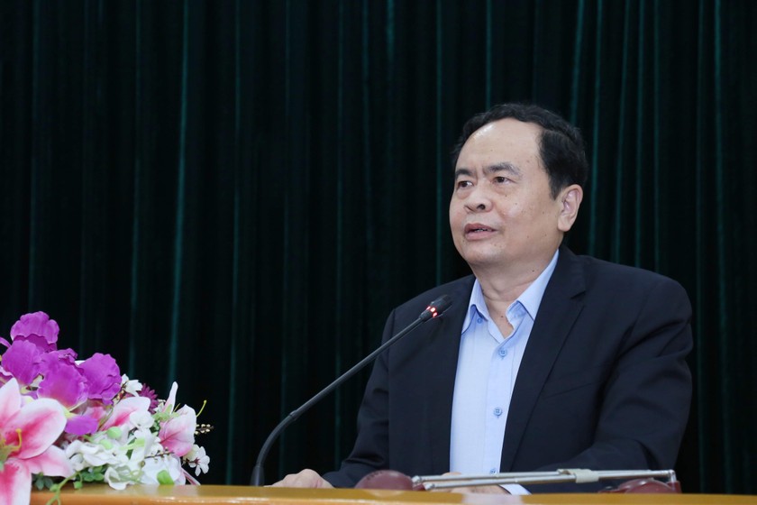 Ông Trần Thanh Mẫn phát biểu tại hội nghị.