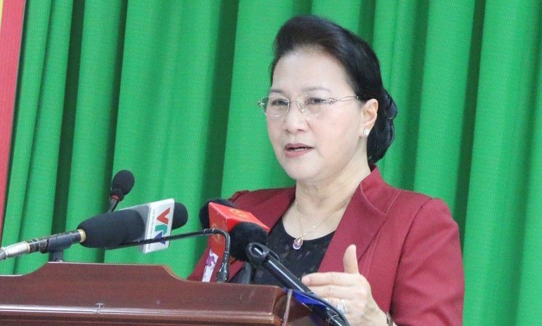 Chủ tịch Quốc hội Nguyễn Thị Kim Ngân khẳng định chủ quyền rất thiêng liêng, bất khả xâm phạm.