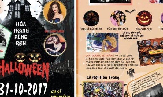 Đông Nhi tham gia Lễ hội Halloween 2017 cùng hàng nghìn sinh viên Hà Nội