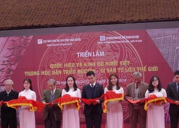 Triển lãm 'Quốc hiệu và Kinh đô nước Việt trong Mộc bản Triều Nguyễn - Di sản tư liệu thế giới'