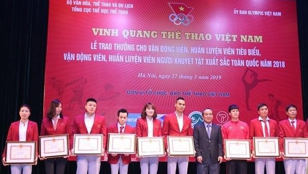 Trao thưởng “Vinh quang Thể thao Việt Nam” lần thứ 40