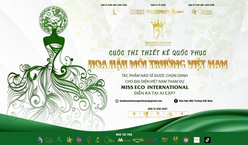  Thiết kế quốc phục dành cho đại diện Việt Nam tại Miss Eco