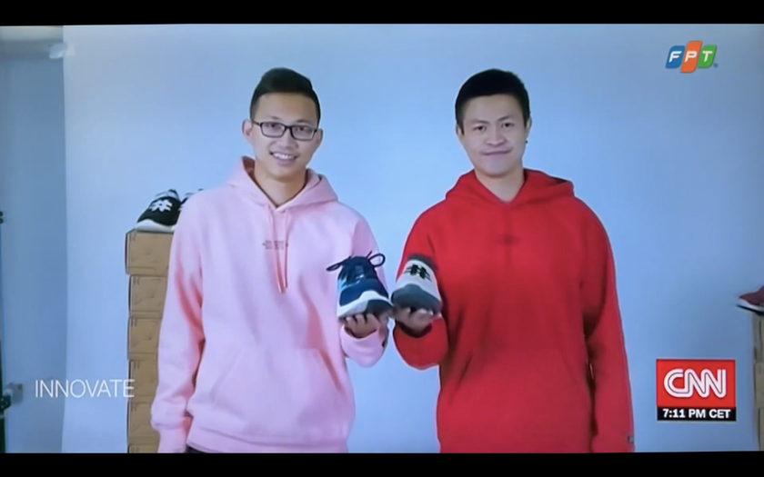 Giày làm từ cà phê vụn của người Việt được giới thiệu trên Kênh CNN