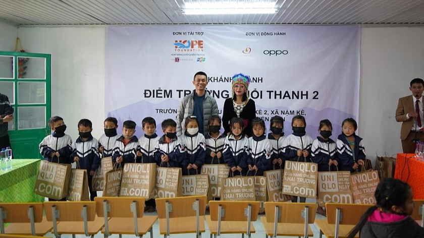9.000 trang phục trao tặng trẻ em, người dân tại Mường Nhé