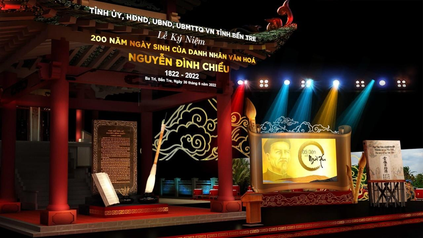 Độc đáo chương trình nghệ thuật của lễ kỷ niệm 200 năm danh nhân Nguyễn Đình Chiểu