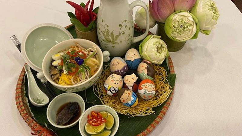 Lễ hội văn hóa, ẩm thực Việt Nam và quốc tế-sáng tạo từ trứng