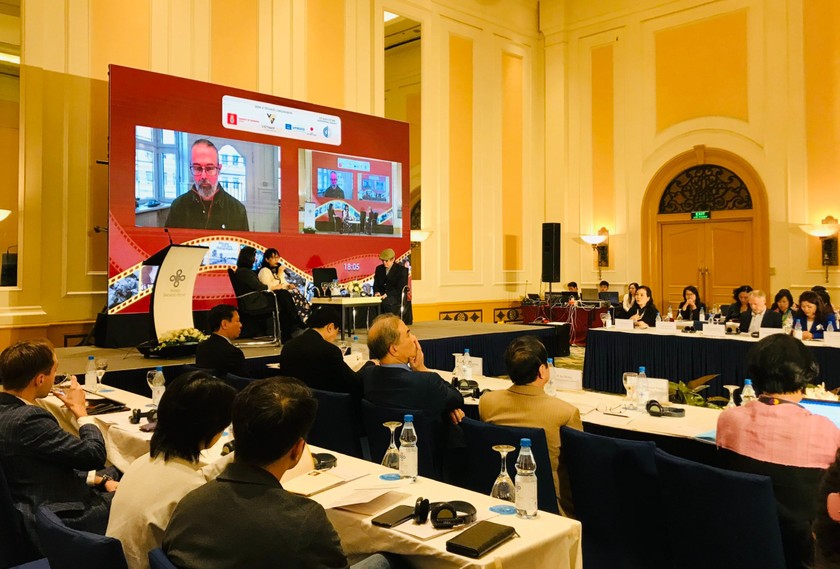 Hội thảo quốc tế “Chính sách và giải pháp phát triển công nghiệp Điện ảnh tại Việt Nam và Đông Nam Á” (ảnh Thùy Dương).