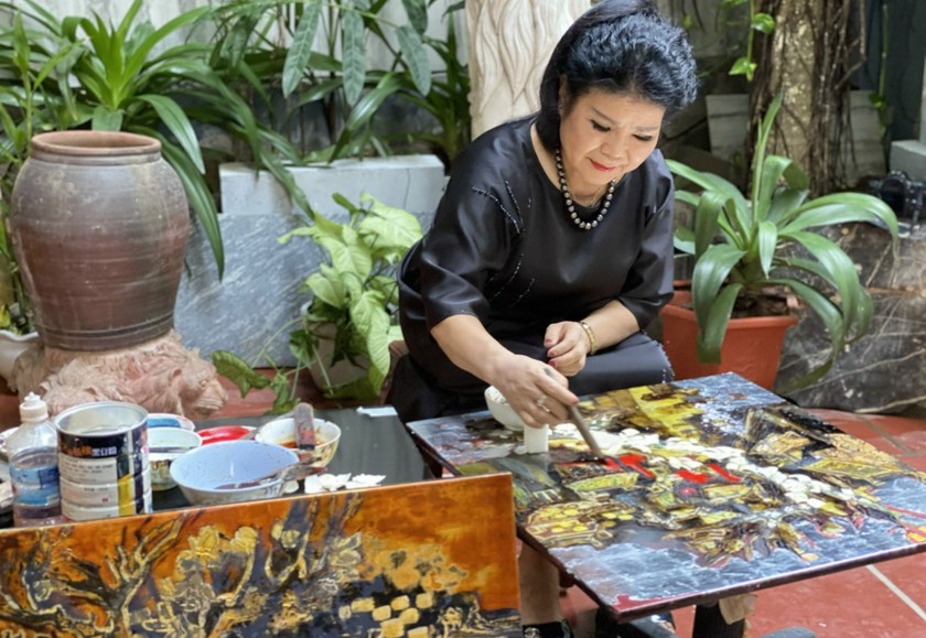 Nữ họa sĩ Văn Dương Thành (ảnh NVCC).
