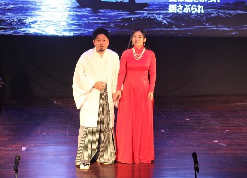 Chuyện tình của Sorato với Công nữ Ngọc Hoa được thể hiện qua hình thức nghệ thuật opera, (ảnh BTC).