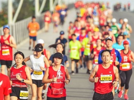 Giải chạy thể hiện nổi bật tinh thần đoàn kết, gắn kết cộng đồng của thành phố Hà Nội. (ảnh BTC)