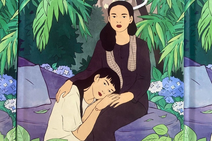 Cuốn sách khắc họa hình ảnh của hai người phụ nữ của hai thế hệ. (Ảnh: NXB Kim Đồng)