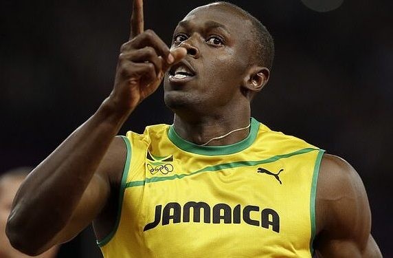 Nhà vô địch Olympic Usain Bolt. 