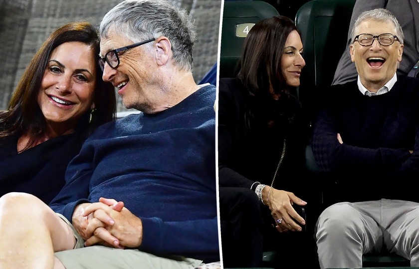 Paula Hurd và Bill Gates. Ảnh: Getty Images.