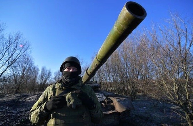 Binh sĩ Nga tại chiến trường Ukraine. Ảnh: Sputnik.