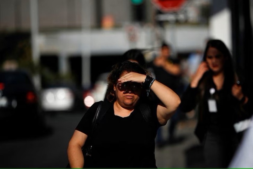 Các nhà chức trách Mexico cảnh báo rằng một đợt nắng nóng khác có thể ảnh hưởng đến đất nước 127 triệu dân này bắt đầu từ ngày 1/7. Ảnh: Reuters. 