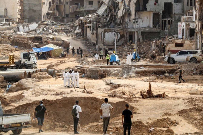  1/4 thành phố Derna đã bị phá hủy. Ảnh: AFP.