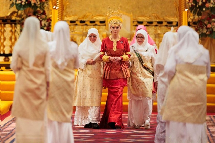 Cận cảnh đám cưới thế kỷ của Hoàng tử Brunei