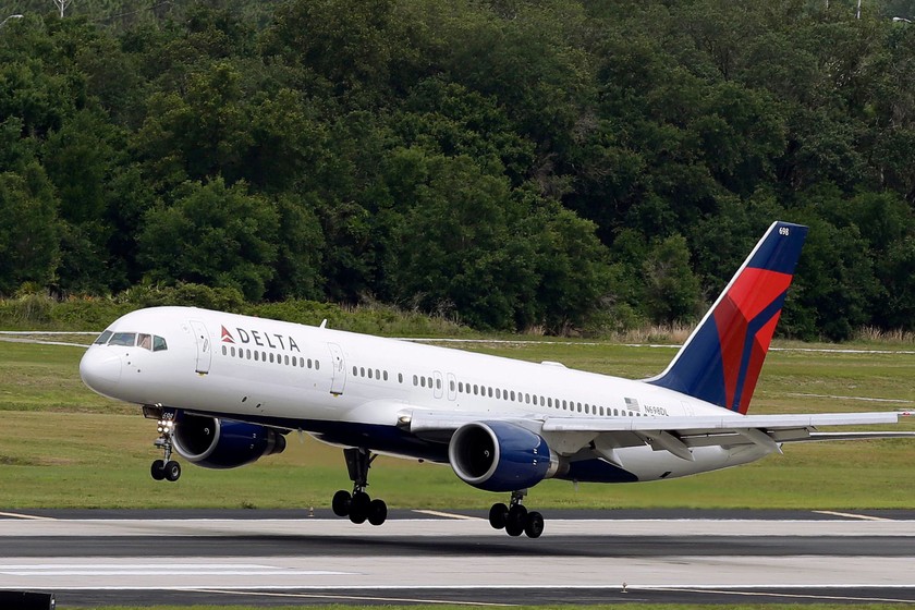Máy bay Boeing 757 của hãng hàng không Delta Airlines. Ảnh: AP.