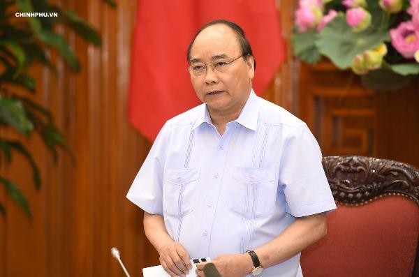 Thủ tướng Nguyễn Xuân Phúc phát biểu chỉ đạo. Ảnh: Chinhphu.vn