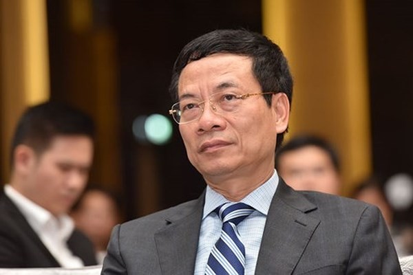 Quyền Bộ trưởng Bộ Thông tin và Truyền thông Nguyễn Mạnh Hùng. 