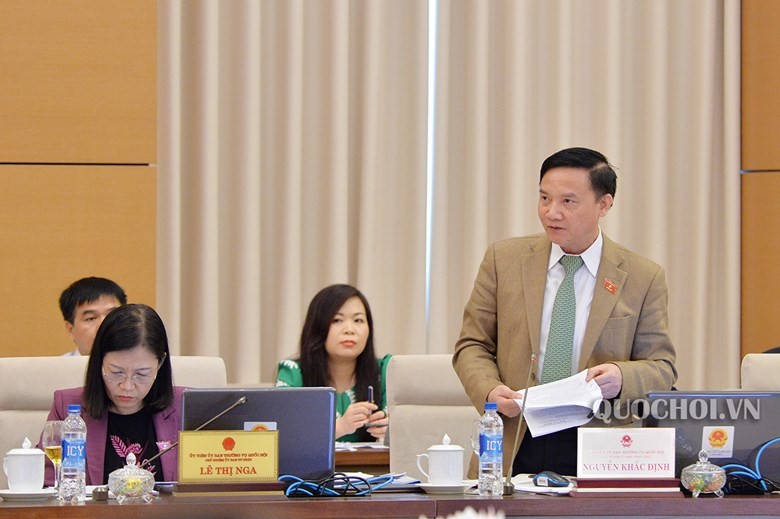 Chủ nhiệm Ủy ban  Pháp luật của Quốc hội Nguyễn Khắc Định 
