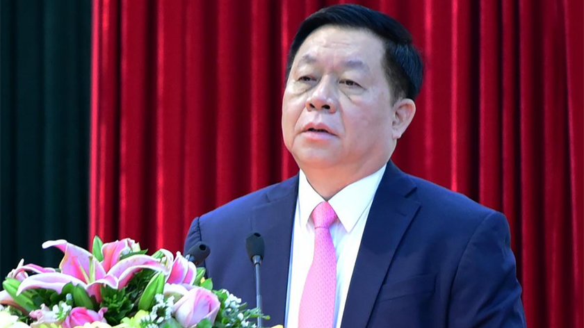 Đồng chí Nguyễn Trọng Nghĩa, Bí thư Trung ương Đảng, Trưởng Ban Tuyên giáo Trung ương. 