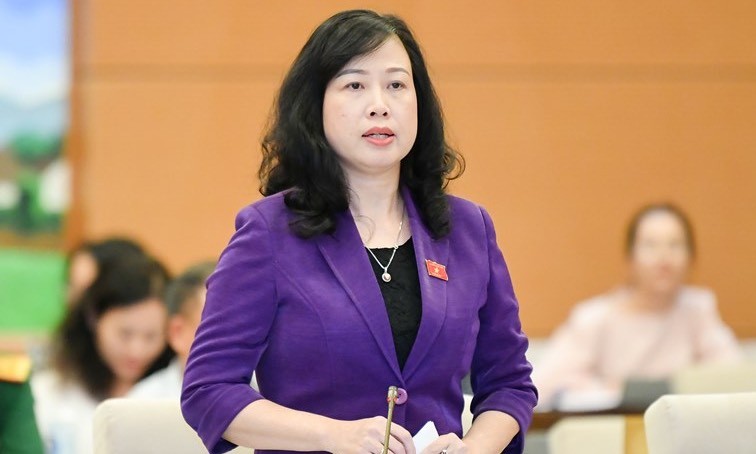 Bà Đào Hồng Lan Bộ trưởng Bộ Y tế.