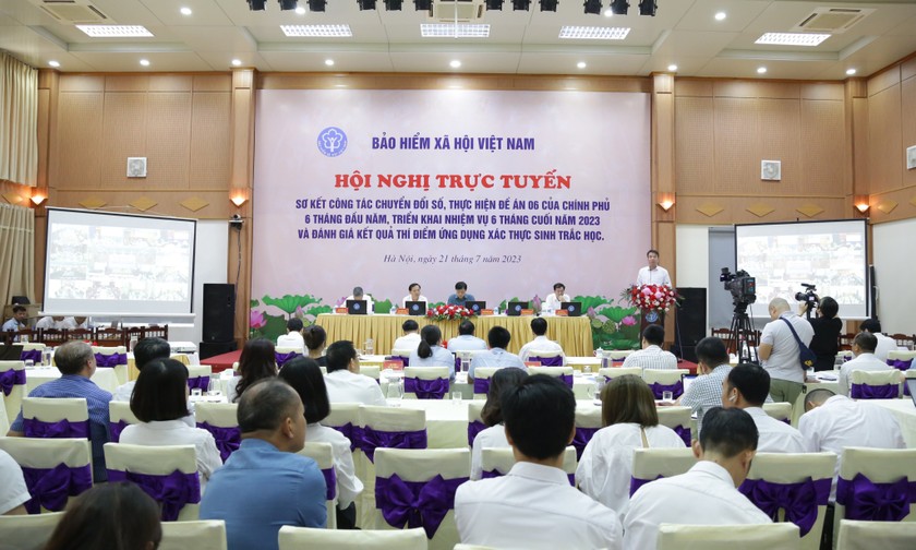 BHXH Việt Nam sơ kết công tác chuyển đổi số, triển khai Đề án 06