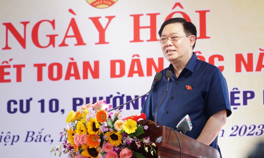 Chủ tịch Quốc hội dự Ngày hội Đại đoàn kết toàn dân tộc tại Đà Nẵng