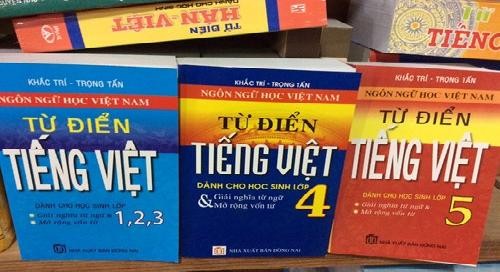 Thu hồi trên toàn quốc 8 cuốn từ điển tiếng Việt của NXB Đồng Nai