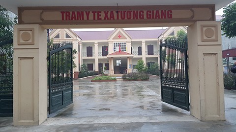 Trạm Y tế xã Tương Giang, thị xã Từ Sơn nơi xảy ra vụ việc.