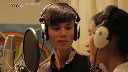 Nguyễn Nhật Thanh và Nguyễn Như Đào trong chương trình "Điều ước thứ 7".