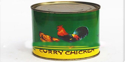 Tiêu hủy sản phẩm Chicken Curry chứa chất dẻo có màu