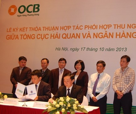 OCB phối hợp thu NSNN, bảo lãnh thuế hàng hóa xuất nhập khẩu