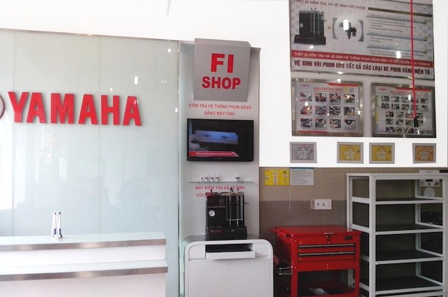 Fi Shop - bệnh viện cho xe máy của Yamaha