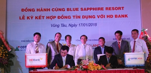 HDBank tài trợ 300 tỷ vốn xây dựng dự án nghỉ dưỡng ở Vũng Tàu