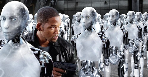 Một cảnh trong phim “I, Robot”
