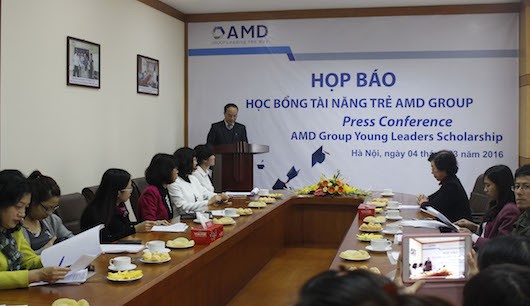 AMD Group lập Quỹ Học bổng Tài năng trẻ dành cho sinh viên Việt Nam  ​