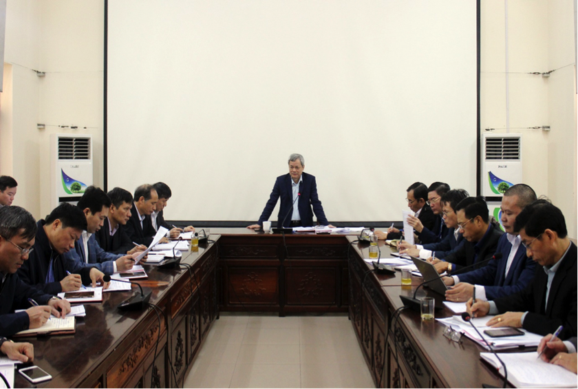 Chủ tịch UBND tỉnh Bắc Ninh NguyễnTử Quỳnh chủ trì Hội nghị triển khai công tác năm 2019