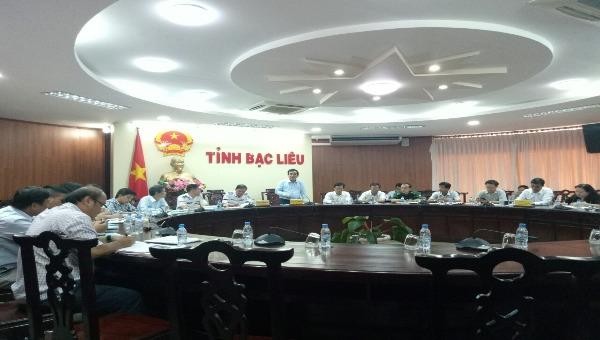 Đoàn công tác liên ngành Trung ương kiểm tra công tác phòng chống thiên tai tại Bạc Liêu