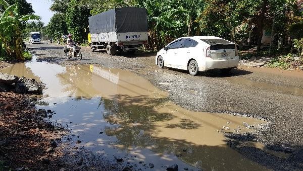 Kiên Giang: Báo động tình trạng quốc lộ 80 xuống cấp nghiêm trọng 
