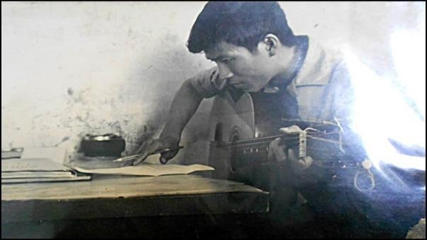 Nhạc sĩ Nguyễn Vũ thời thanh niên (1968) Ảnh tư liệu tác giả