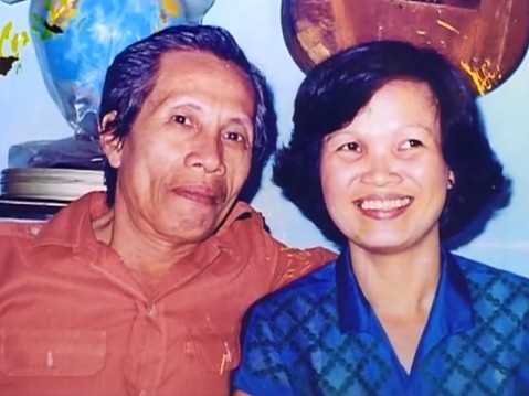 Tấm ảnh chụp cố nhạc sĩ Y Vân và vợ lúc trẻ