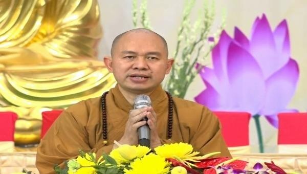 Thượng tọa, Tiến sĩ Thích Đức Thiện - Phó Chủ tịch, Tổng Thư ký Hội đồng Trị sự Giáo hội Phật giáo Việt Nam 
