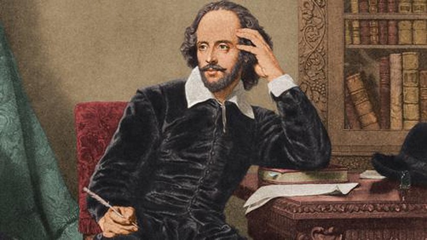 Chân dung đại văn hào William Shakespeare. 