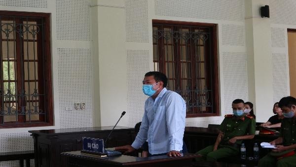 Bị cáo Nguyễn Văn Bắc tại tòa.