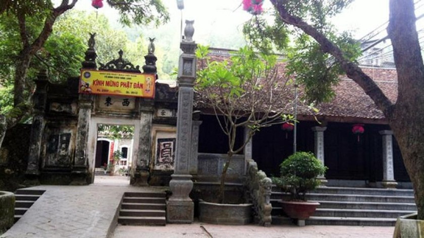 Chùa Hàm Long ở huyện Thuận Thành (Bắc Ninh).  