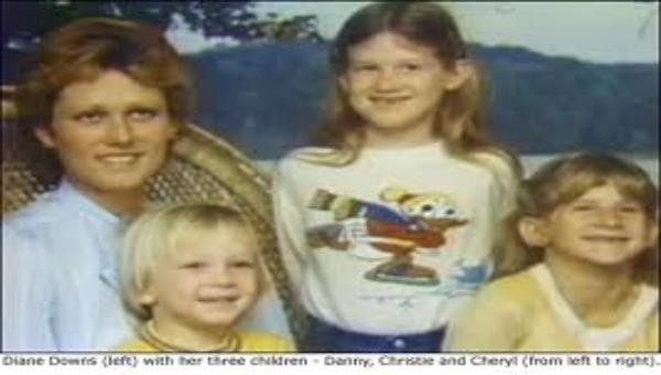 Diane và các con (từ trái qua phải): Danny, Cheryl, Christie  