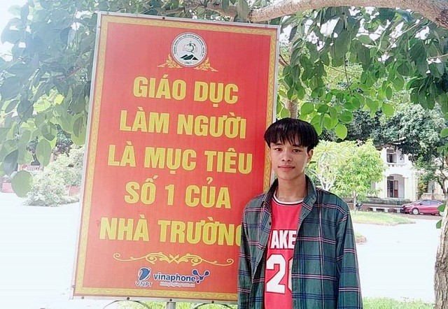 Moong Văn Dương đạt 29 điểm trong kỳ thi THPT Quốc gia. 